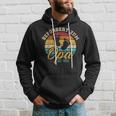 Promoted To Grandpa 2023 Vintage Retro Hoodie Geschenke für Ihn