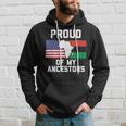 Proud Of My Ancestors American Flag And Pan-African Flag Hoodie Gifts for Him