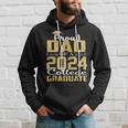 Proud Dad Of 2024 Graduate College Graduation Hoodie Gifts for Him