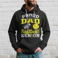 Proud Dad Of A Softball Senior 2024 Dad Graduation Hoodie Gifts for Him