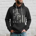 Proud Patriotic Pit Bull Owner Lover American Flag Hoodie Gifts for Him