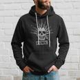 Punk Music Retro Punk Rock Motif Skull Skeleton Skull Hoodie Geschenke für Ihn