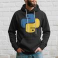 Python Logo Programmer Kapuzenpullover Geschenke für Ihn