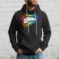 Rainbow Lips Cute Artful Make-Up Addicts Hoodie Gifts for Him