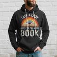 Rainbow Reading Take A Look Its In A Book Retro Vintage Men Hoodie Gifts for Him