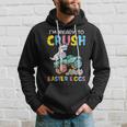 Ready To Crush Easter Eggs Dino Monster Truck Toddler Boys Hoodie Gifts for Him