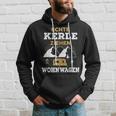 Real Kerle Ziehen Caravan Camping Motorhome Tent S Hoodie Geschenke für Ihn