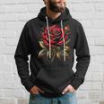 Red Rose Red And Gold Hoodie Gifts for Him