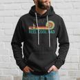 Reel Cool Dad Vintage Retro Fishing Fisherman Dad Hoodie Gifts for Him