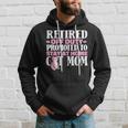 Retired Cat Pensioner Retire Retirement Hoodie Gifts for Him