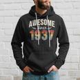 Retro 85 Years Old Awesome Since 1937 Vintage 85Th Birthday Hoodie Gifts for Him