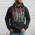 Retro Apex Stuff Clothing Straight Outta Apex Hoodie Gifts for Him