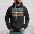 Retro Gen X Raised On Hose Water And Neglect Vintage Hoodie Gifts for Him