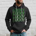 Retro Green Lucky For St Particks Day Hoodie Gifts for Him