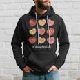 Retro Hearts School Counselor Life Valentines Day Hoodie Gifts for Him
