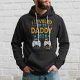 Retro I Leveled Up To Daddy 2024 First Time Dad Hoodie Gifts for Him