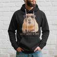 Retro Rodent Capybara Dont Worry Be Capy Hoodie Gifts for Him