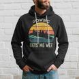 Retro Rowing Gets Me Wet Vintage Rowing Hoodie Gifts for Him