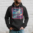 Retro Vaporwave Seagull Hoodie Gifts for Him