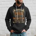 Retro Vintage November 1980 Born In November 1980 Bday Hoodie Gifts for Him