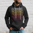 Robbie Retro Wordmark Pattern Vintage Style Hoodie Geschenke für Ihn