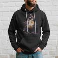 Robin Bird Birder Cool Retro Cyberpunk Spring Bird Vintage Hoodie Gifts for Him