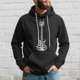 Rock & Roll Skeleton Guitar Music Lover Rockstar Hoodie Gifts for Him