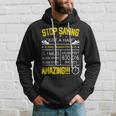 Running Stop Saying Amazing Hoodie Gifts for Him
