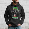 Santa's Favorite Elf Christmas Family Matching Xmas Hoodie Gifts for Him