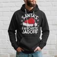 Santa's Favorite Jagoff Slang Pittsburgh Pennsylvania Yinzer Hoodie Gifts for Him