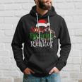 Santa's Favorite Realtor Christmas Santa Hat Lights Hoodie Gifts for Him