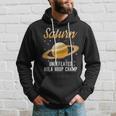 Saturn Undefeated Hula Hoop Champion Space Science Hoodie Gifts for Him