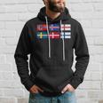 Scandinavia Flag The Nordic Country's Flag Northern Europe Hoodie Gifts for Him