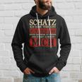 Schatz Ich Habeersucht Das Beste Geschenk Boyfriend Hoodie Geschenke für Ihn