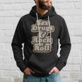 Sex Drugs Rock And Roll Music Singer Band Hippie 60S Hoodie Geschenke für Ihn