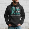 Sexual Assault Awareness Month I Wear Teal Ribbon Support Hoodie Gifts for Him