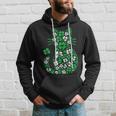Shamrock Irish Cat Graphic Saint Patrick Day For Cat Lovers Hoodie Gifts for Him