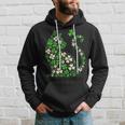 Shamrock Irish Cat Graphic Saint Patrick Day For Cat Lovers Hoodie Gifts for Him