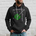 Shamrock'n'roll St Patrick's Day Rock Guitar Bass Players Hoodie Gifts for Him