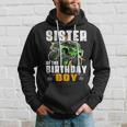 Sister Of The Birthday Boy Monster Truck Birthday Family Hoodie Gifts for Him