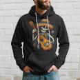 Skeleton Playing A Guitar Cinco De Mayo Music Lover Hoodie Gifts for Him