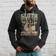 Sloth Running Team Sloth Hoodie Gifts for Him