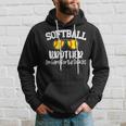 Softball Brother I'm Just Here For The Snacks Retro Softball Hoodie Gifts for Him