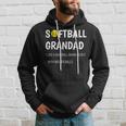 Softball Grandad Bigger Balls Big Grandad Father's Day 2022 Hoodie Gifts for Him