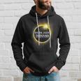 Solar Eclipse 2024 Indiana Usa State Totality Path Souvenir Hoodie Gifts for Him