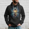 Solar Eclipse 2024 Lake Reflections Solar Eclipse Hoodie Gifts for Him
