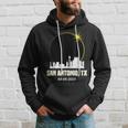 Solar Eclipse 2024 San Antonio Skyline Texas Solar Eclipse Hoodie Gifts for Him