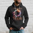 Solar Eclipse 2024 Texas Usa State Totality Path Souvenir Hoodie Gifts for Him