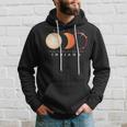 Solar Eclipse 2024 Total Eclipse Indiana America Graphic Hoodie Gifts for Him