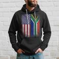 South African American Flag South Africa Usa America Hoodie Gifts for Him